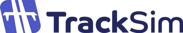 TrackSim Logo